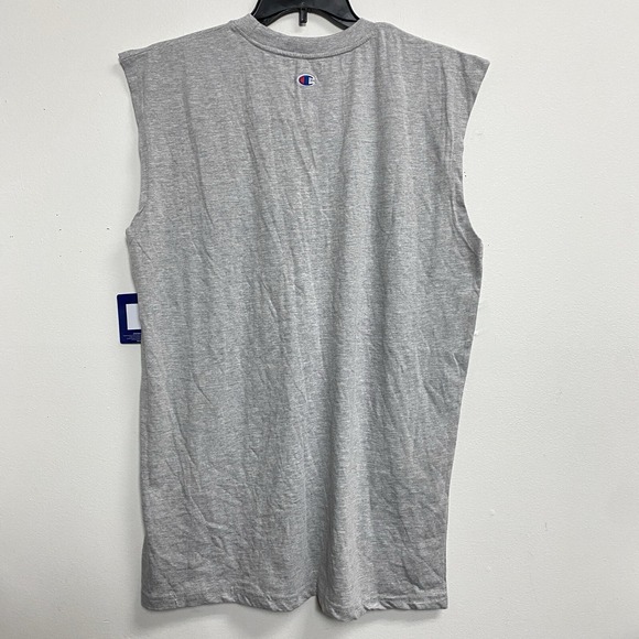 Champion Tank Top Men's Large Tall Sleeveless Heather Gray Crew Neck NWT - Picture 6 of 9